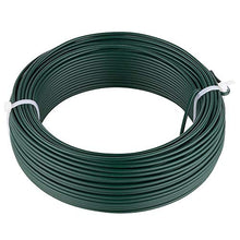 Load image into Gallery viewer, Amagabeli 2.4MM X 100M X 2PCS， Fil de Tension Rouleau de  Fer ，Métallique Vert Enduit de PVC de Métal， Revêtu de Plastifié Vert pour Clôture de Jardin ，Jardinage WR3
